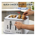 TAM8104WH Sunbeam French Riviera 4 Slice Toaster - White